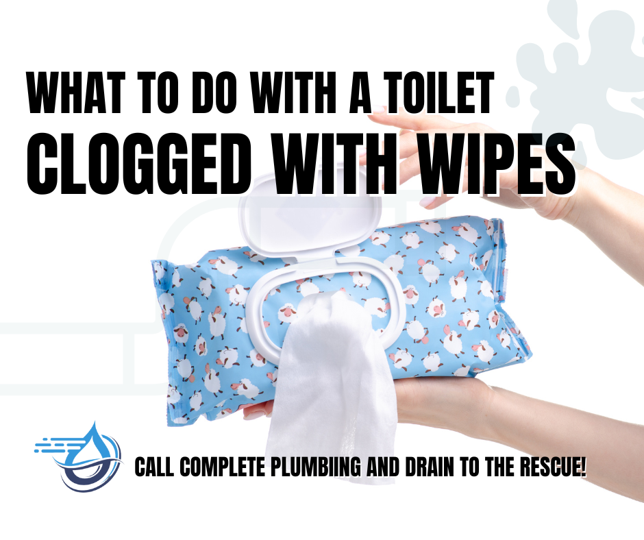 A blue pack of baby wipes with lambs for the post what to do with a toilet clogged with wipes.